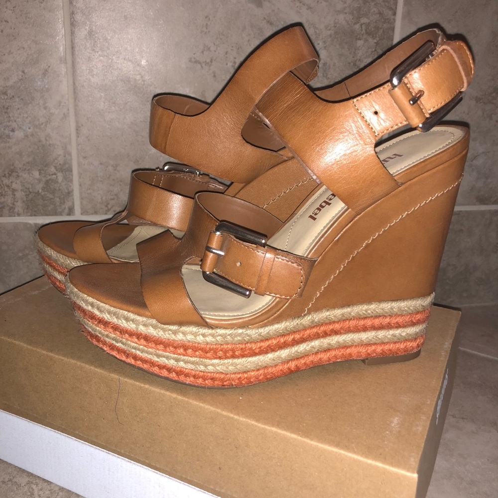 Luxury Rebel Brown And Orange Wedge